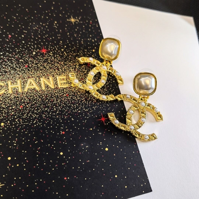 Ch*el earrings